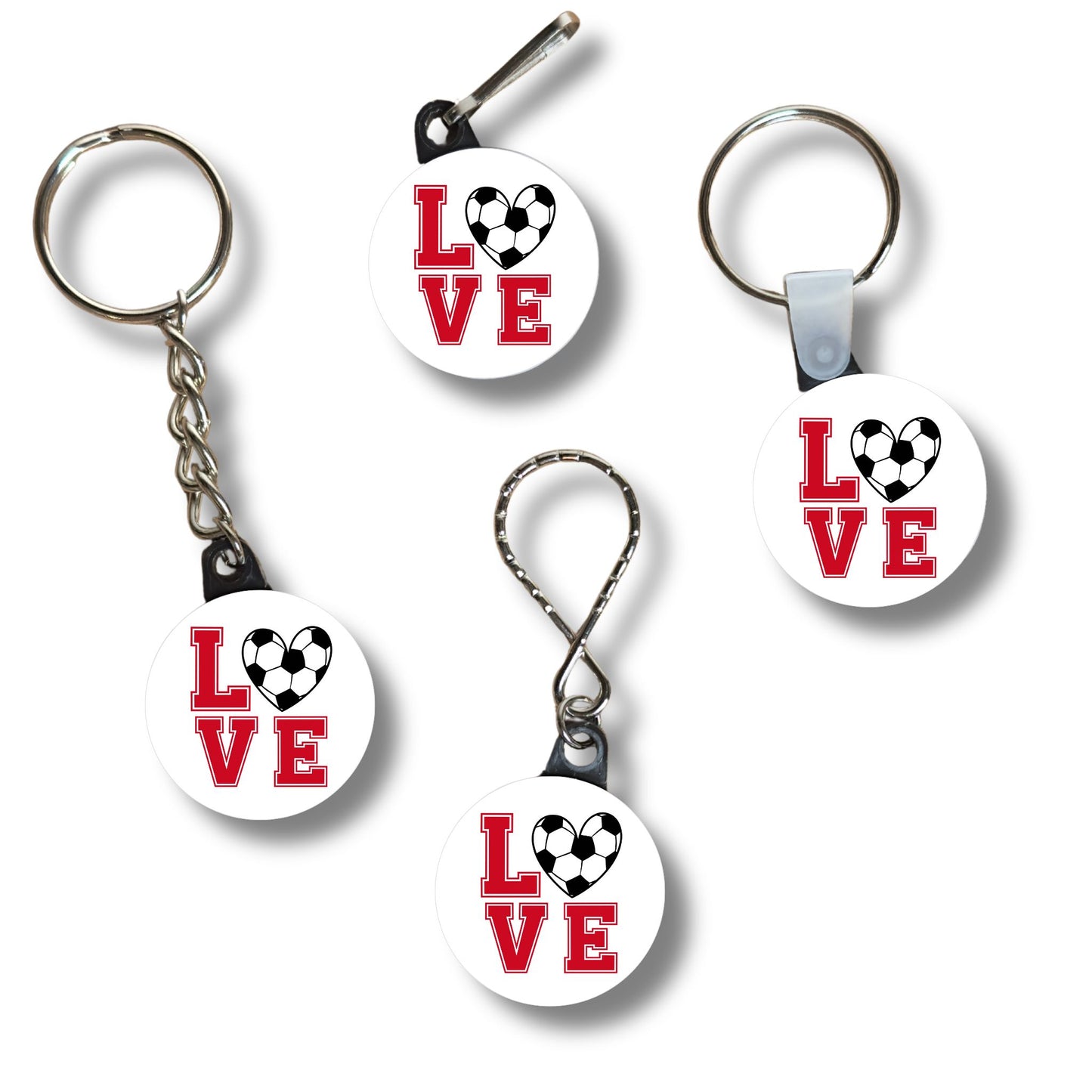 Keychain - Love Soccer