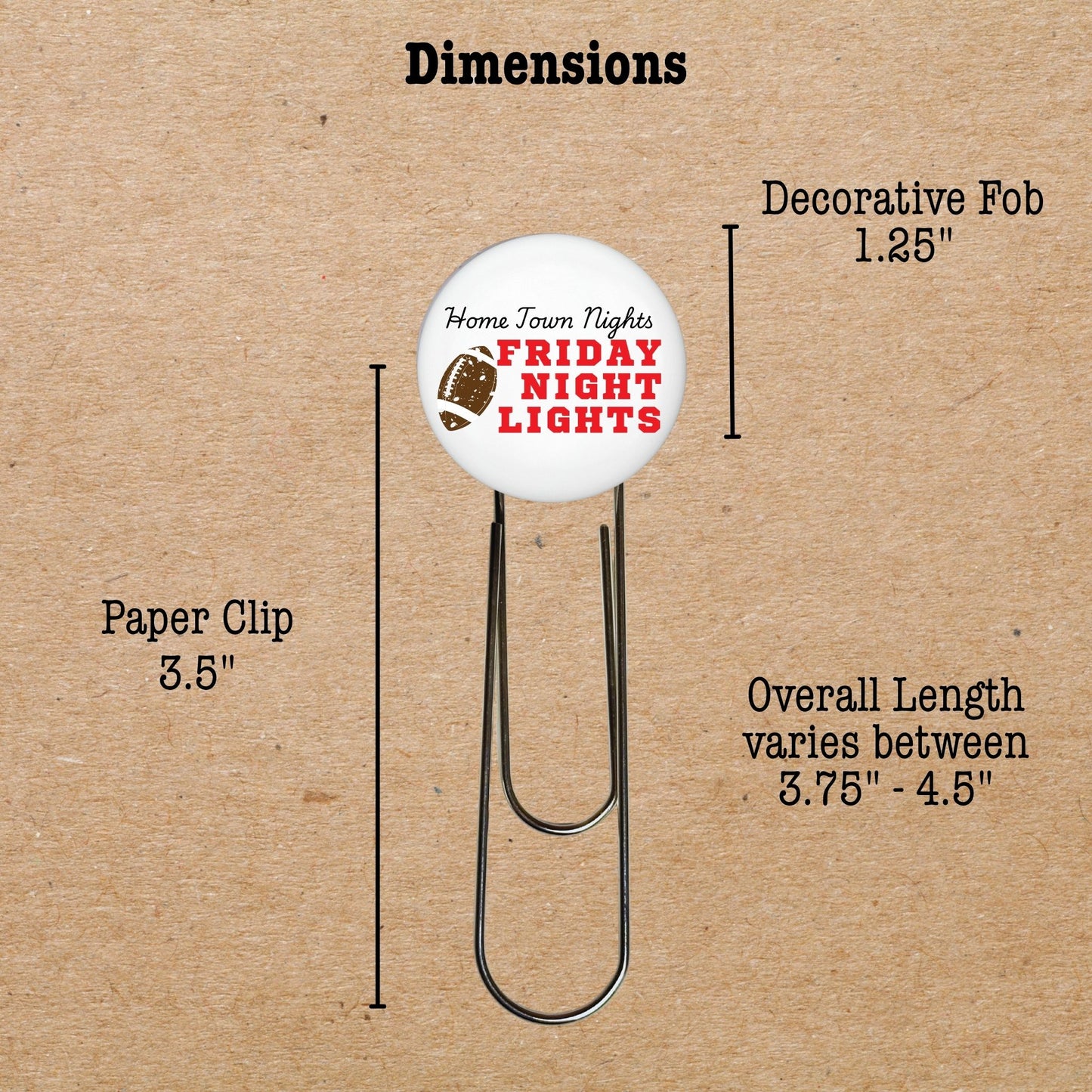 Custom Jumbo Bookmark