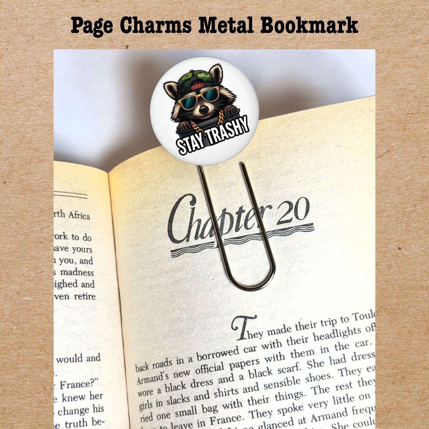Jumbo Metal Bookmark Set - Gangsta' Animals