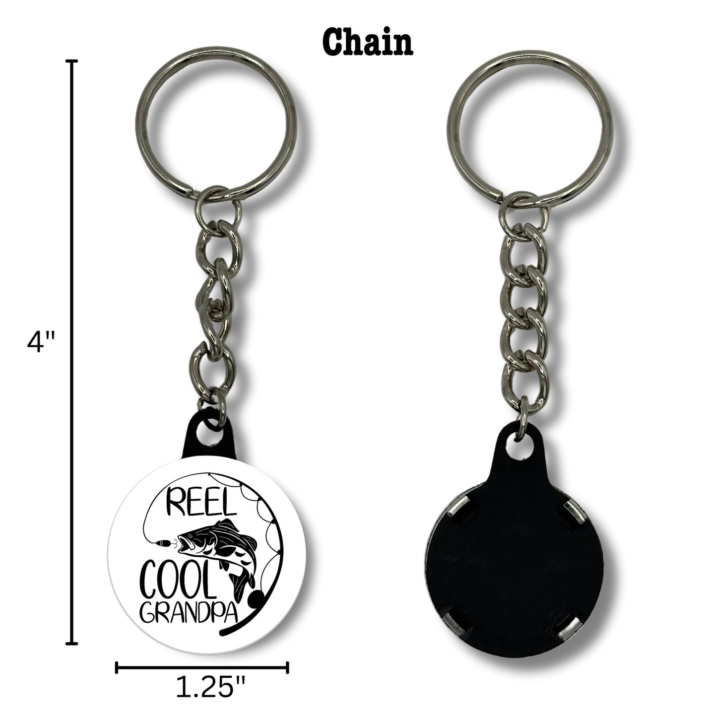 Keychain - Reel Cool Grandpa