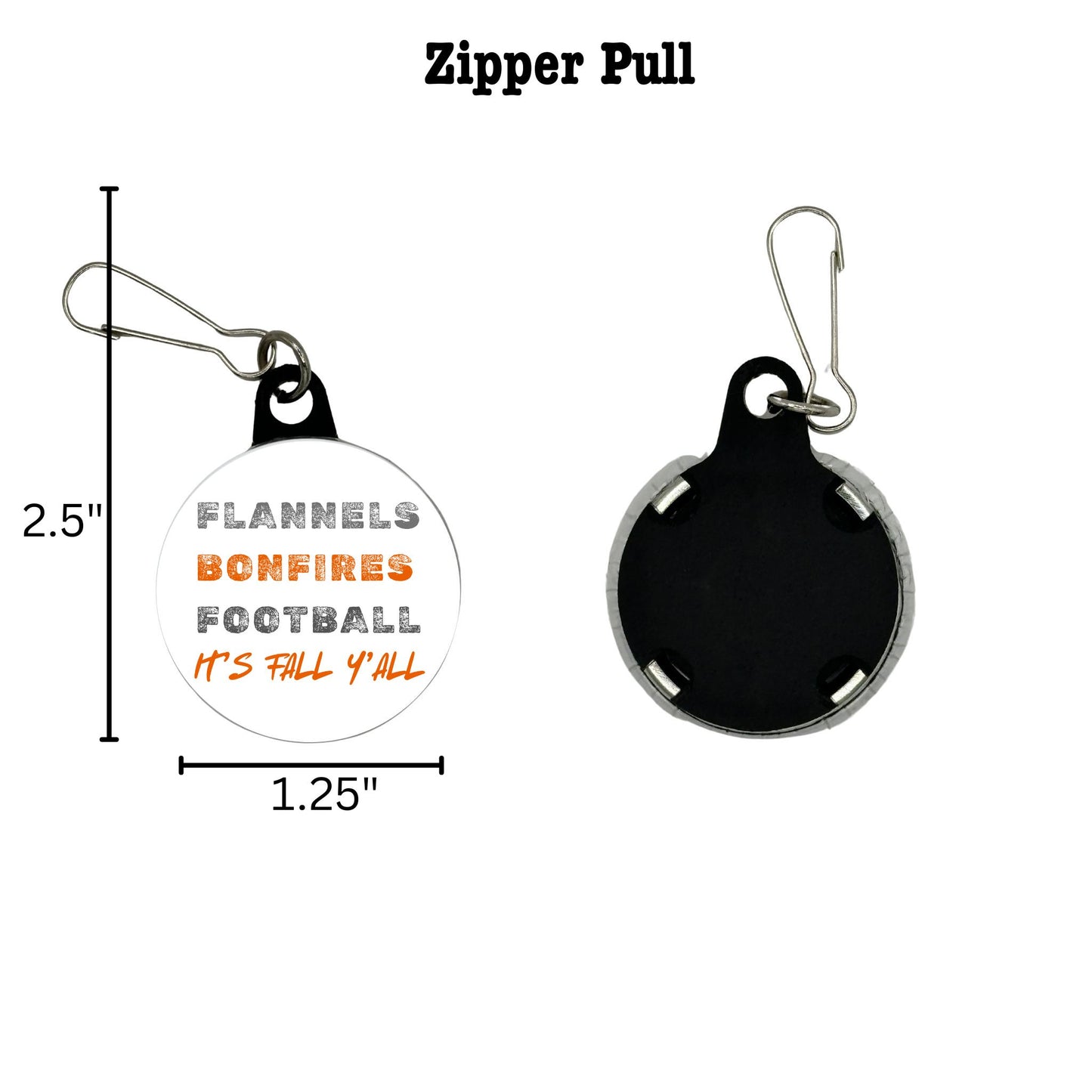 Keychain - Flannels Bonfires Football