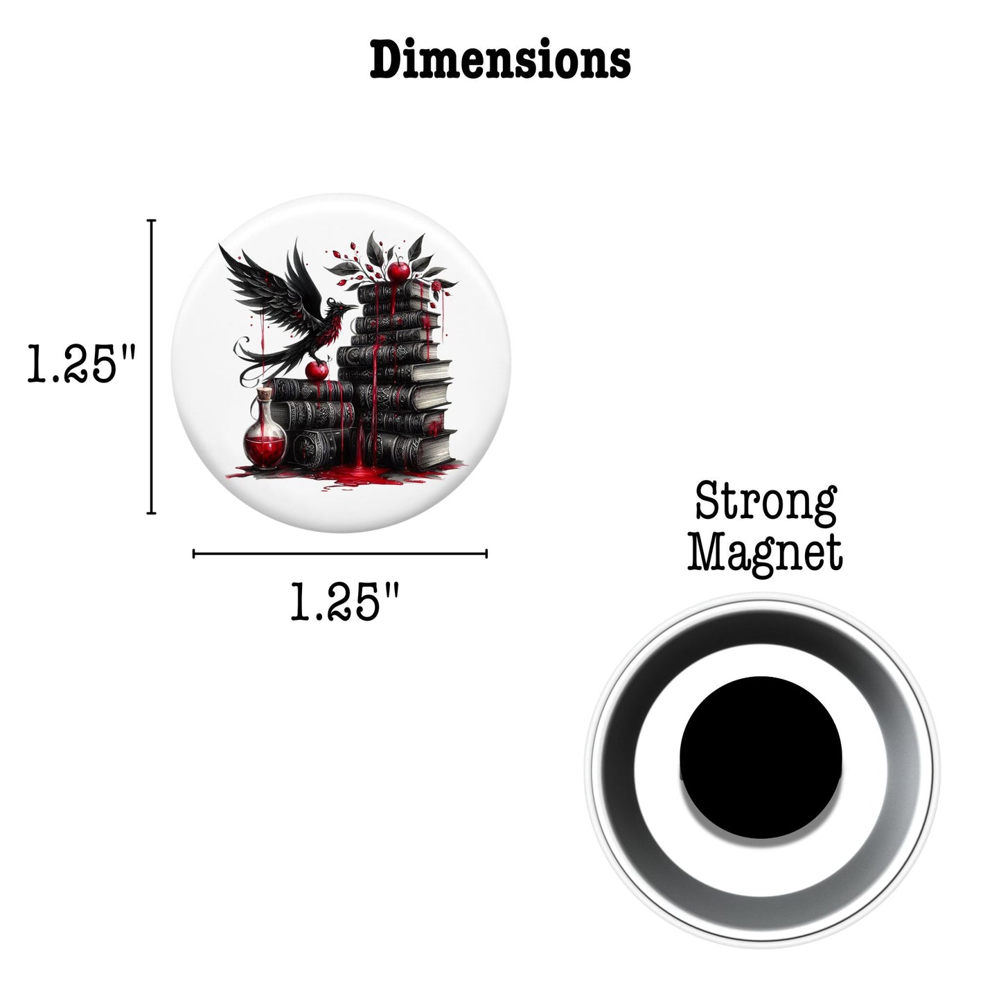 Mini-Magnet Set - Dark Gothic Fantasy