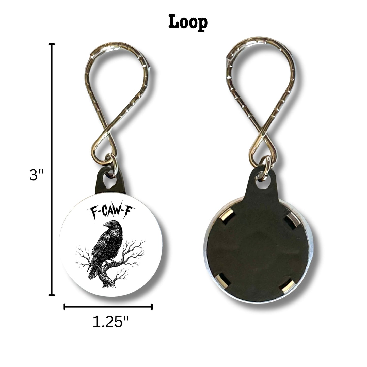 Keychain - Grumpy Crow