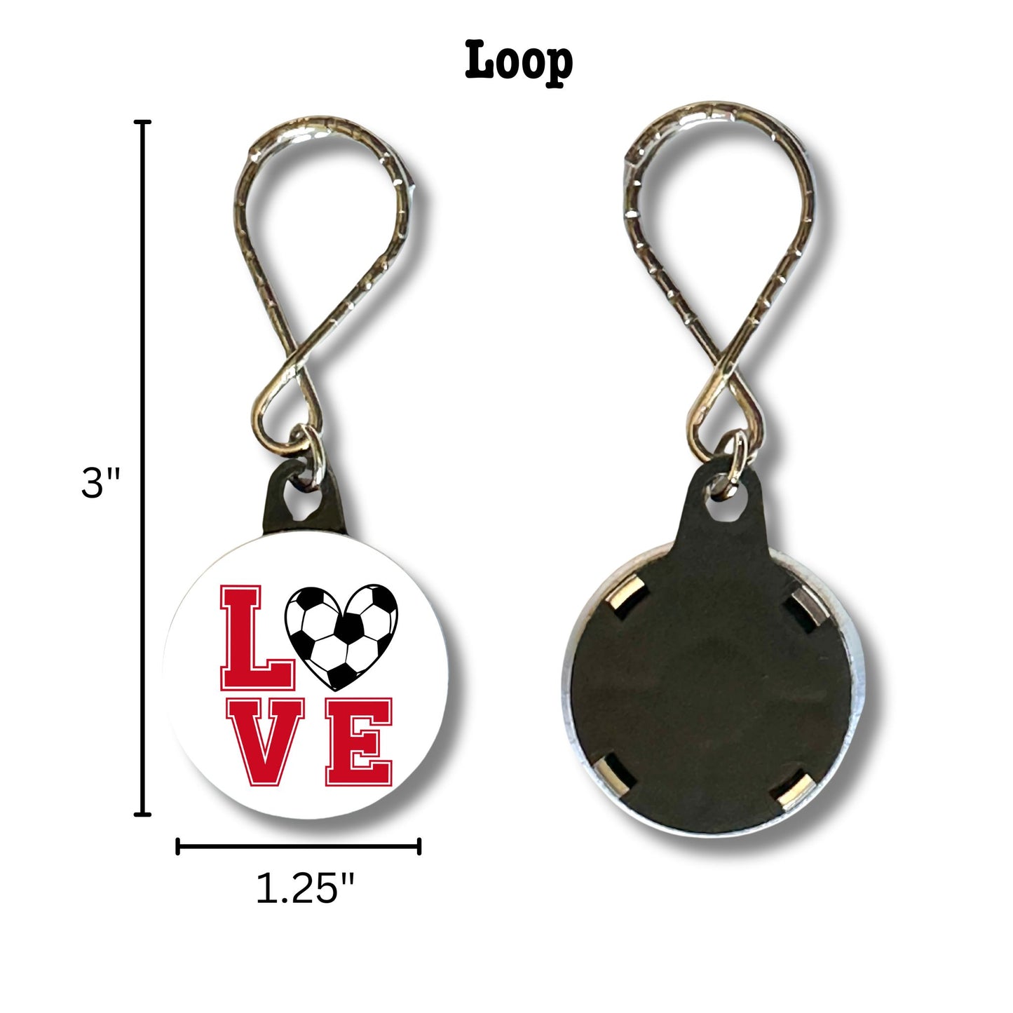 Keychain - Love Soccer