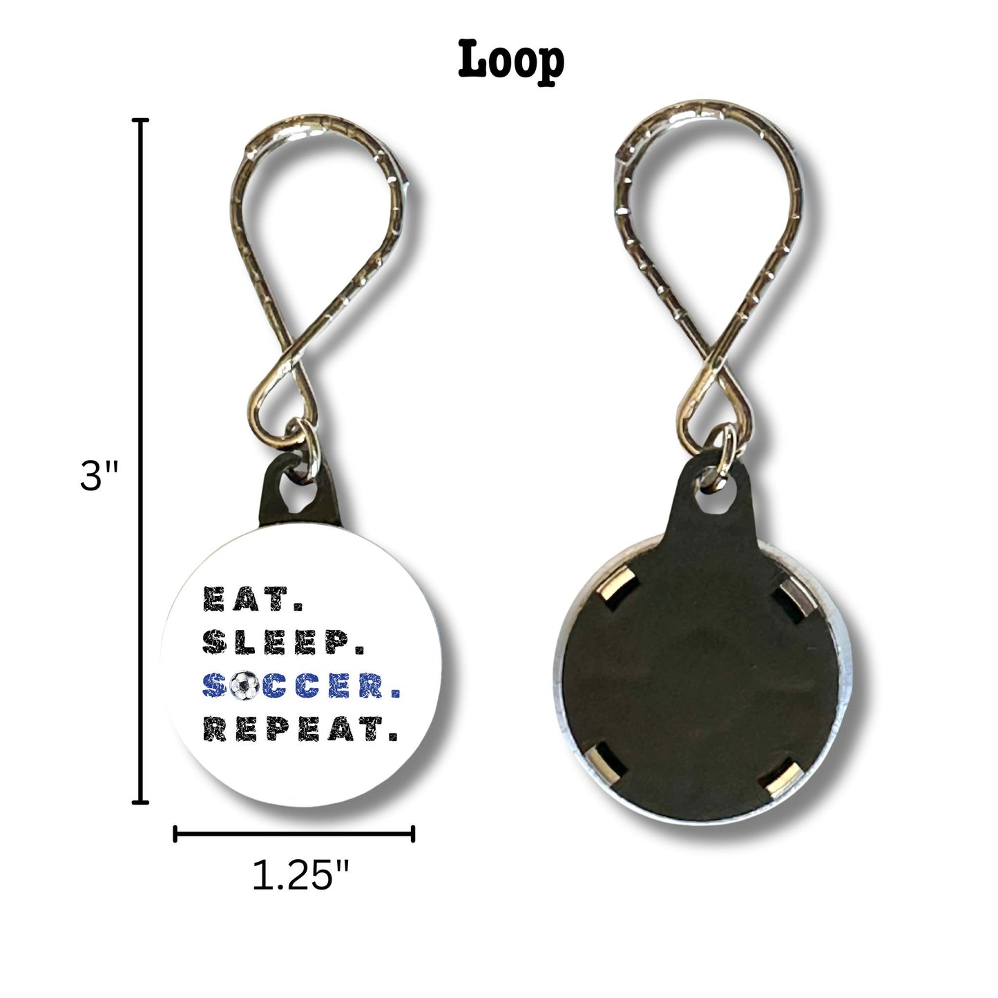 Keychain - Eat Sleep Soccer Repeat