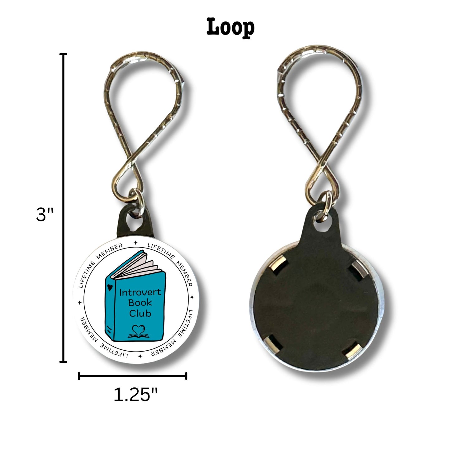 Keychain - Introvert Book Club