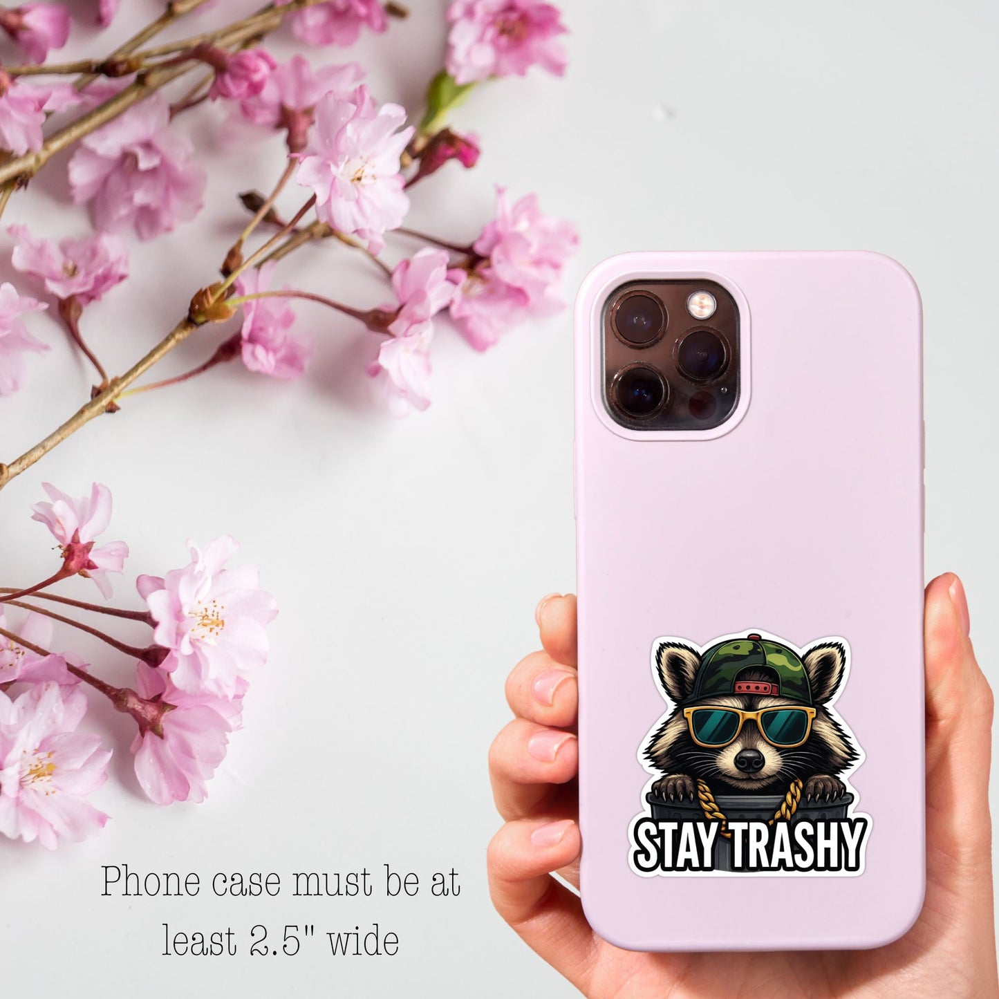 Vinyl Sticker 2.5" - Stay Trashy
