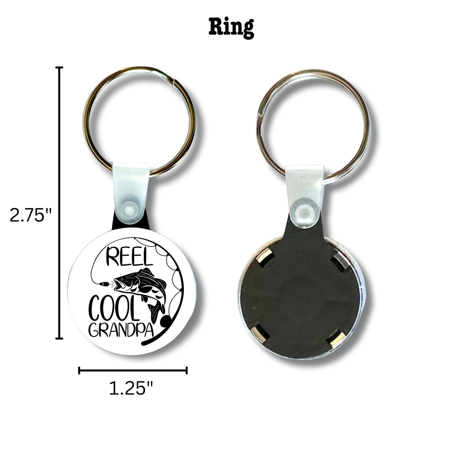 Keychain - Reel Cool Grandpa