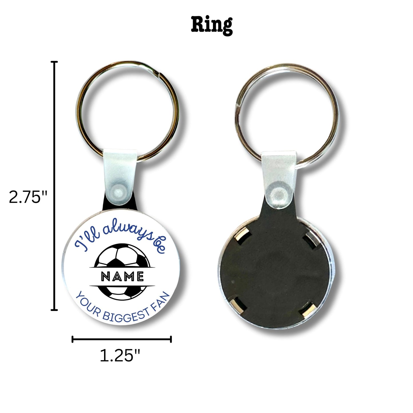 Custom Keychain - 4 Styles to Choose From