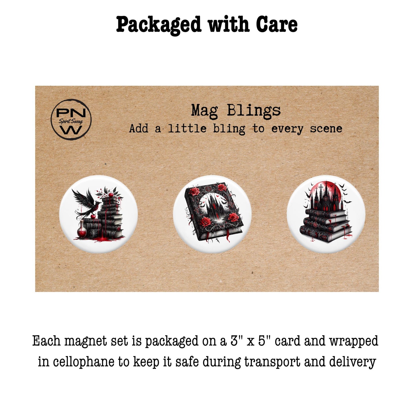 Mini-Magnet Set - Dark Gothic Fantasy