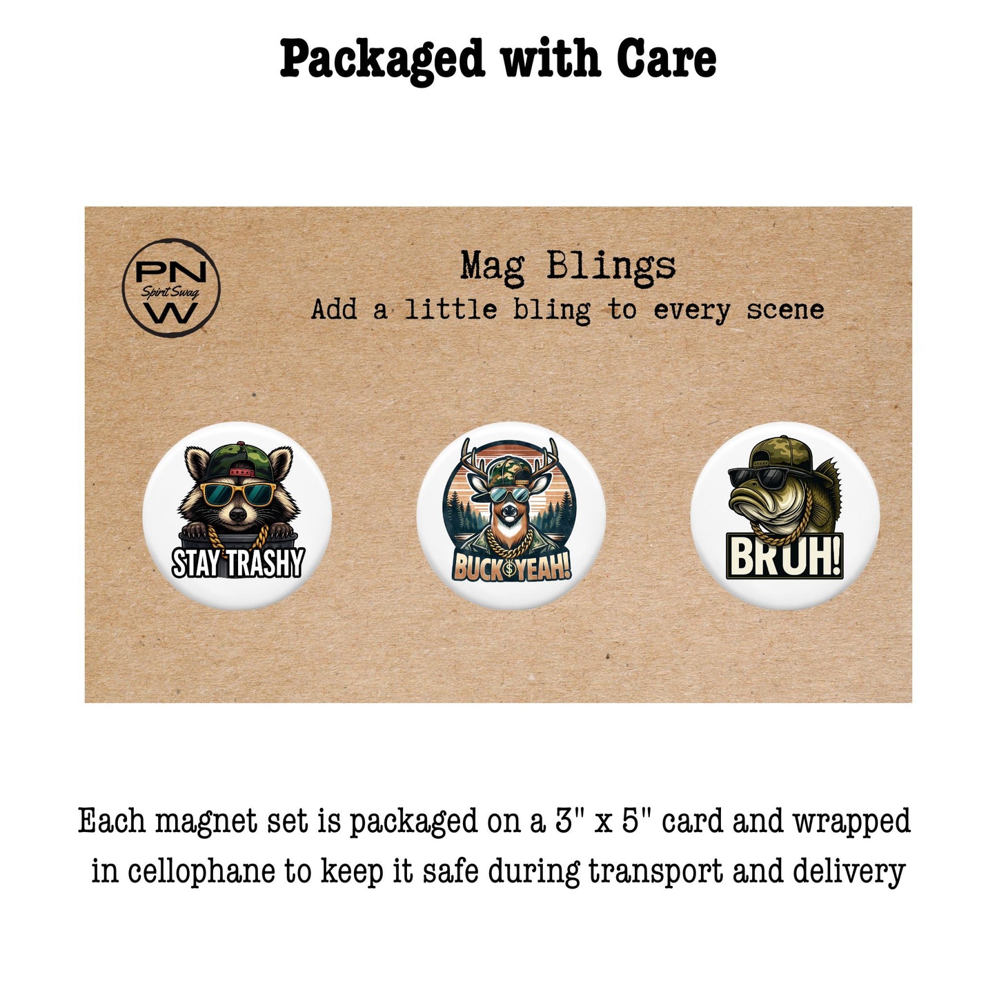 Mini-Magnet Set - Gangsta' Animals