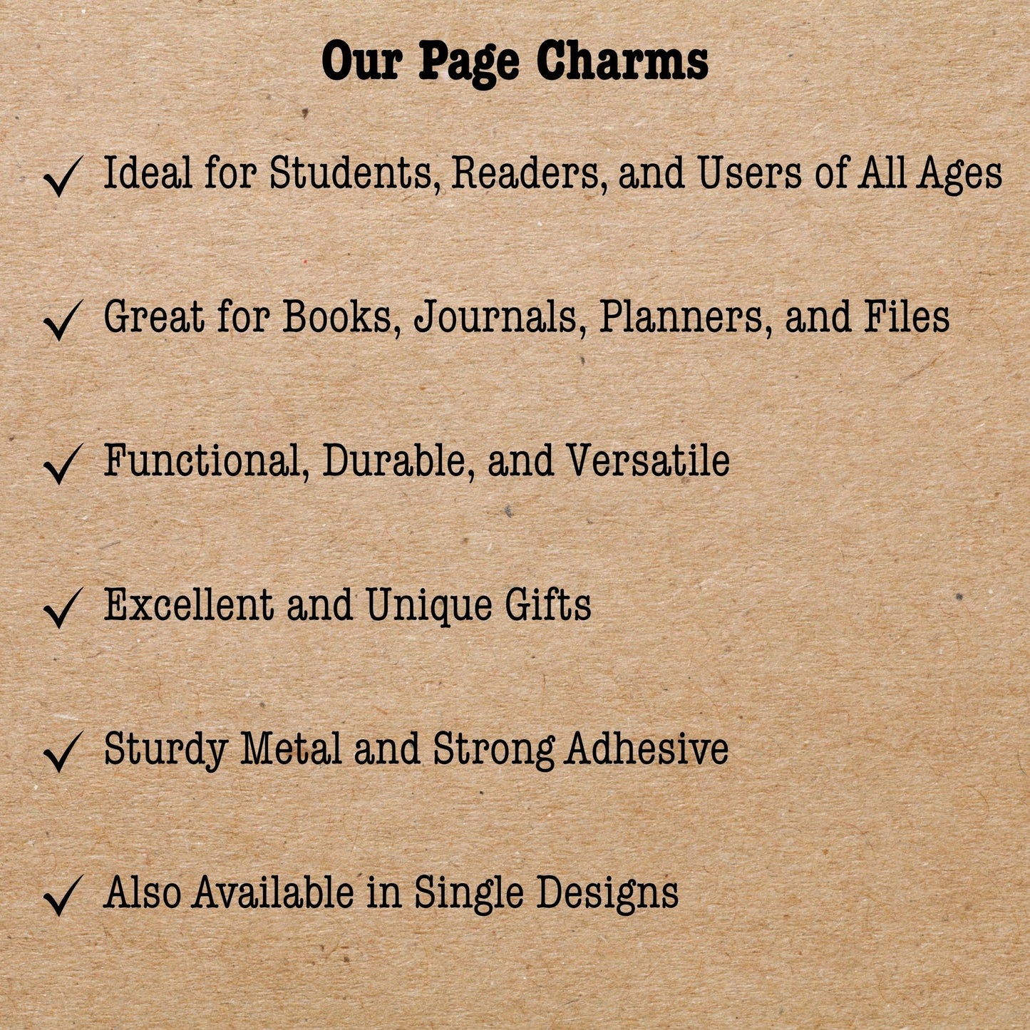 Custom Jumbo Bookmark Set