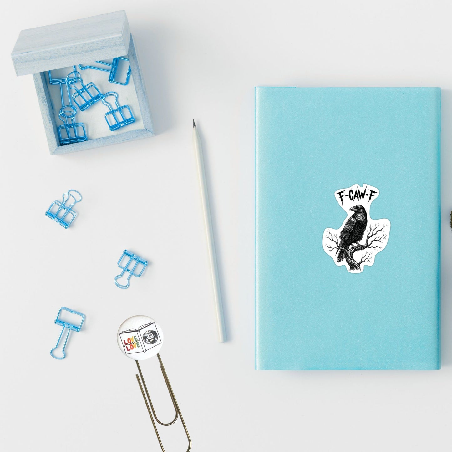 Vinyl Sticker 2.5" - Grumpy Crow