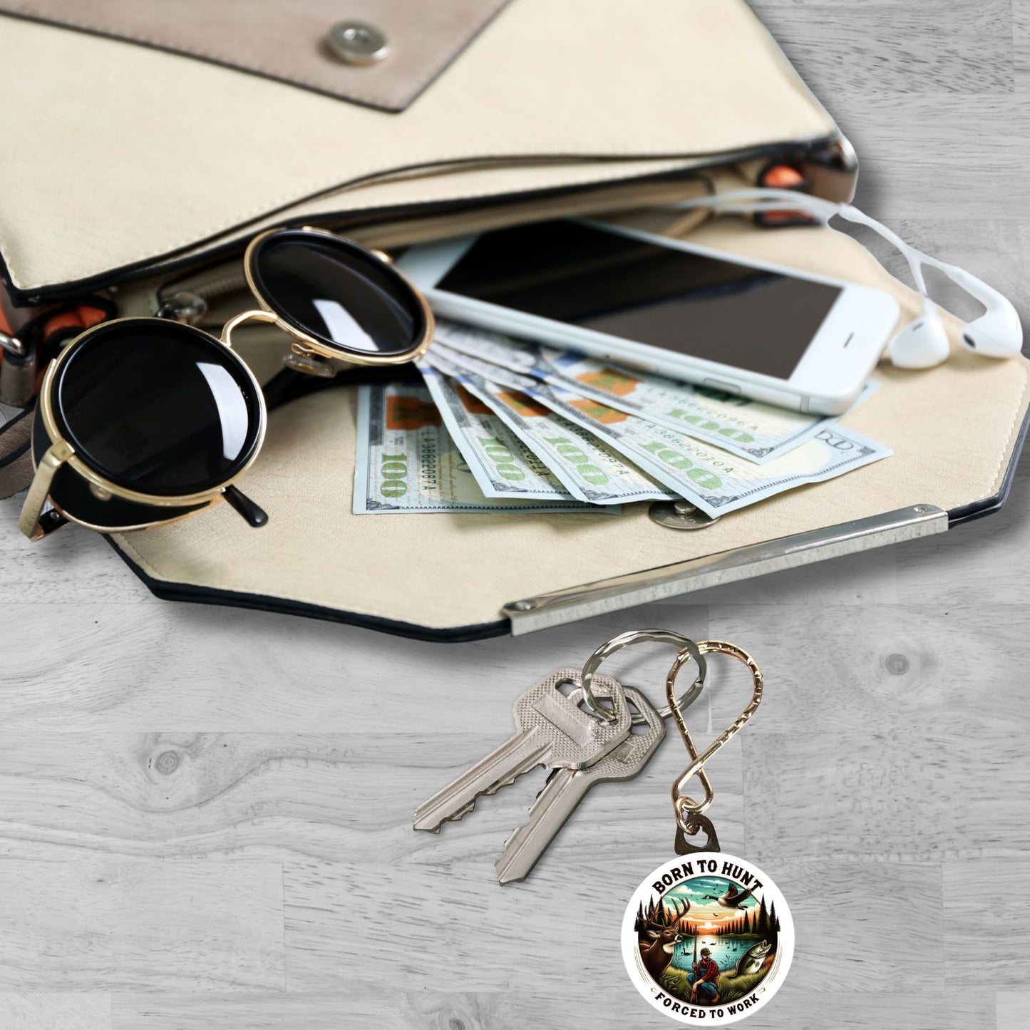 Keychain - Born to Hunt