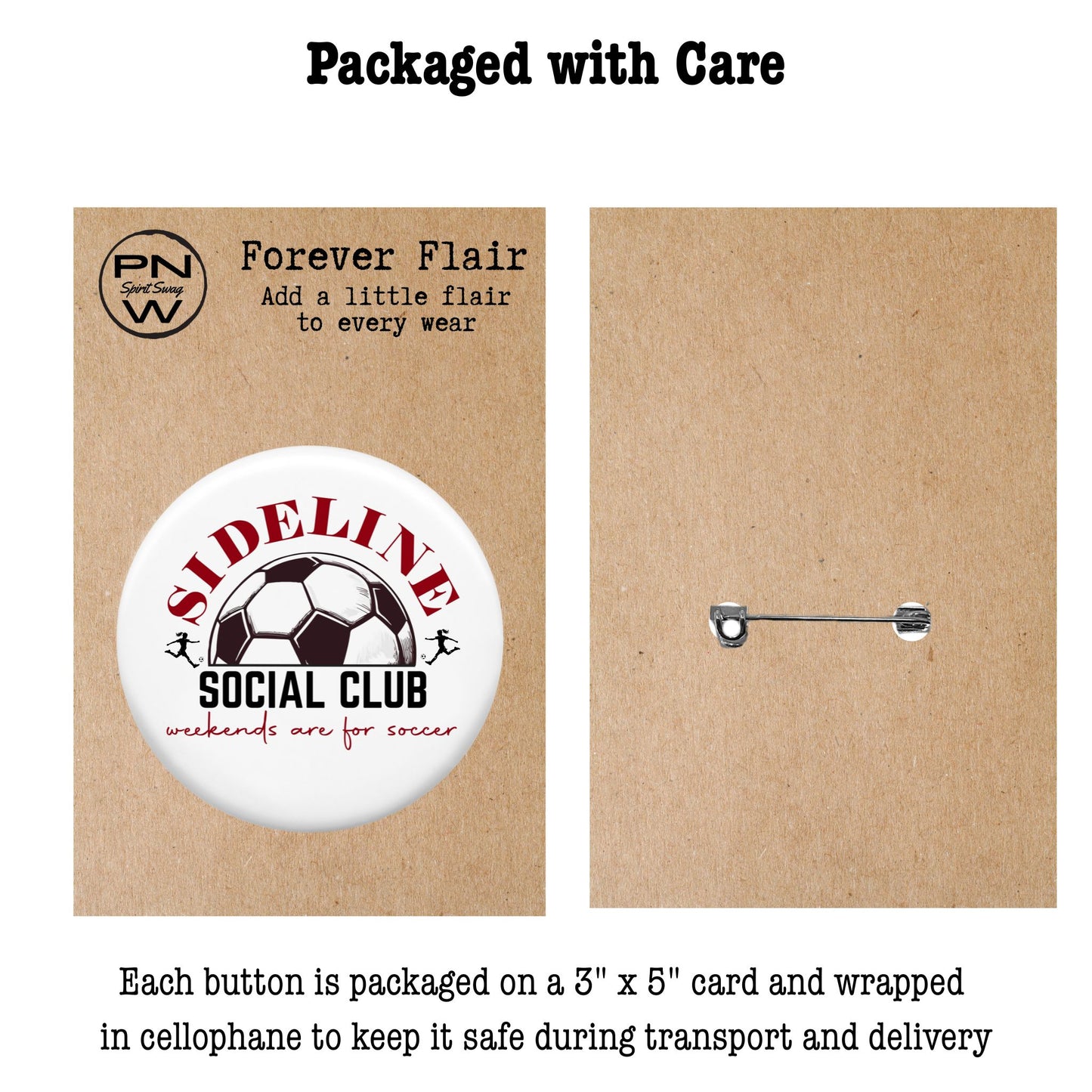 Pin-Back Button - Sideline Social Club (Girls)