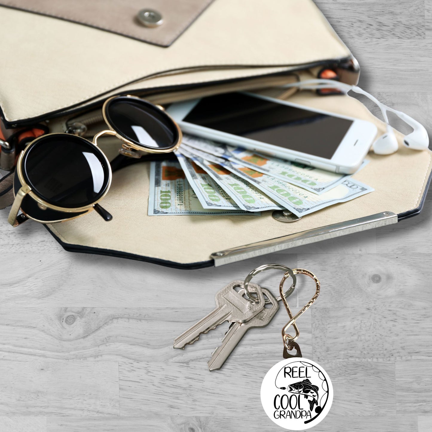 Keychain - Reel Cool Grandpa