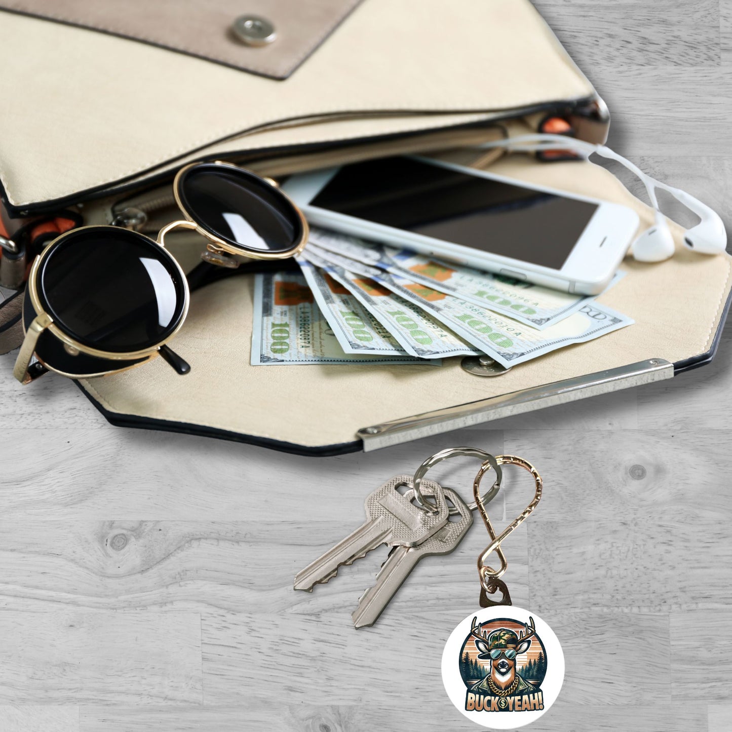 Keychain - Buck Yeah