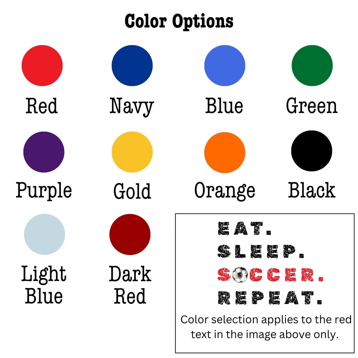 Pin-Back Button - Eat Sleep Soccer Repeat