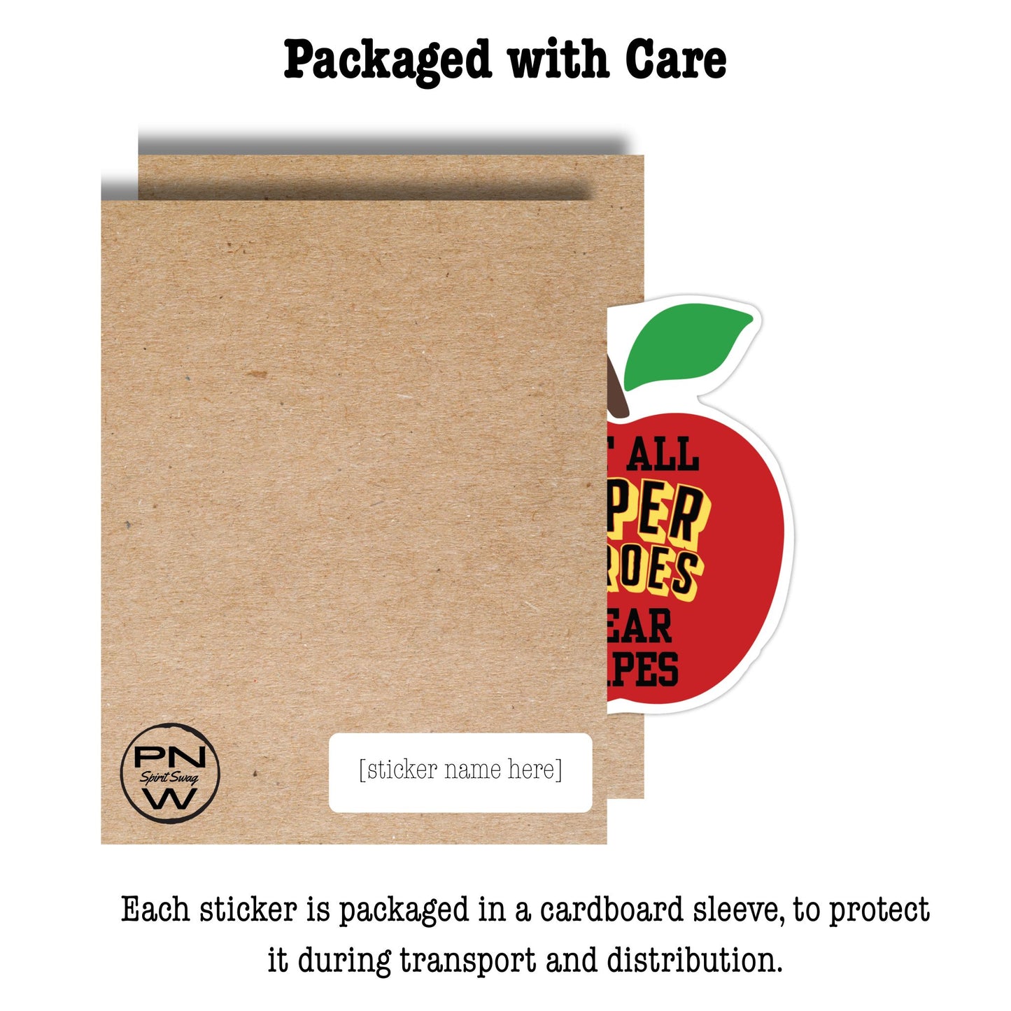 Vinyl Sticker 2.5" - Superhero Teacher