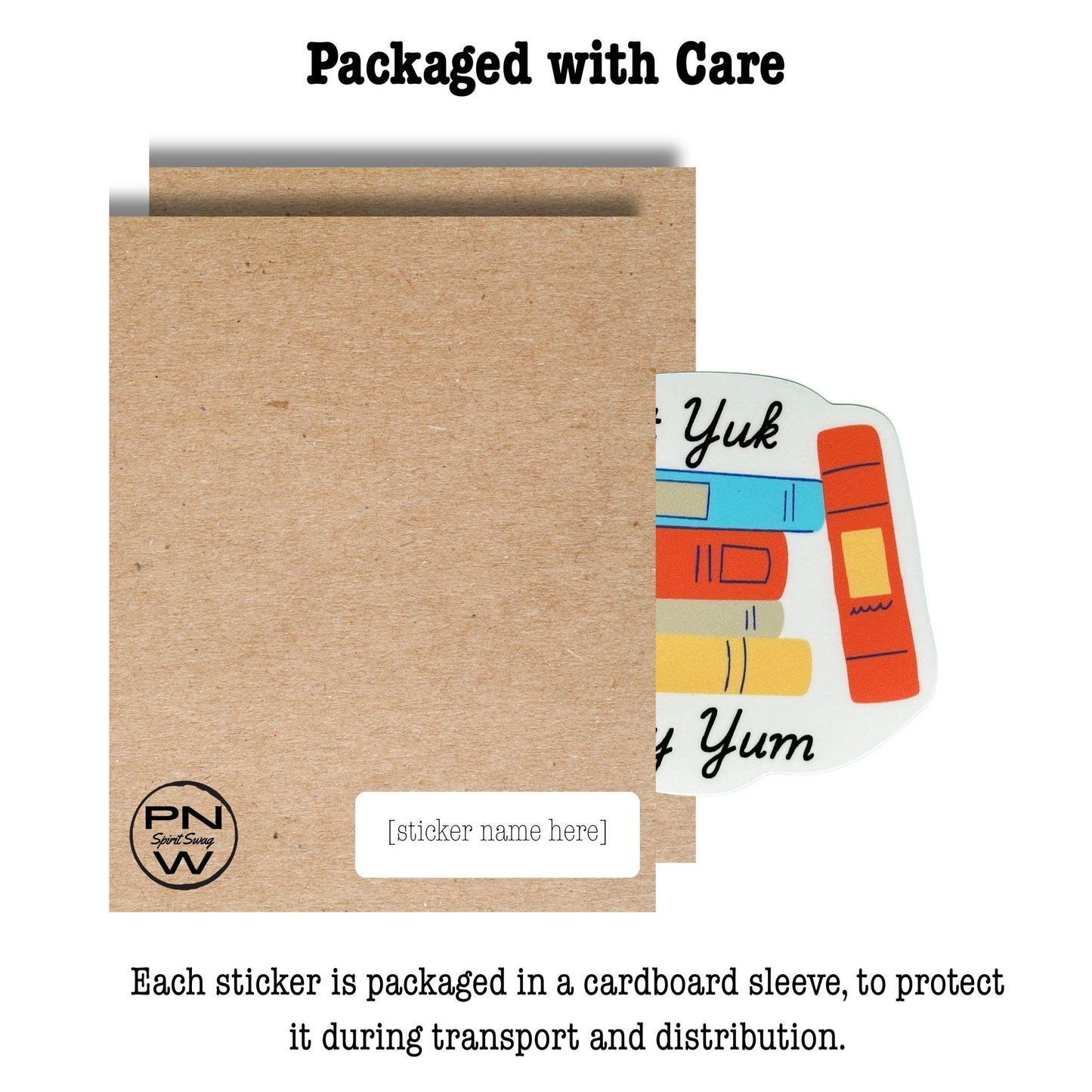 Vinyl Sticker 3" - Don't Yuk My Yum