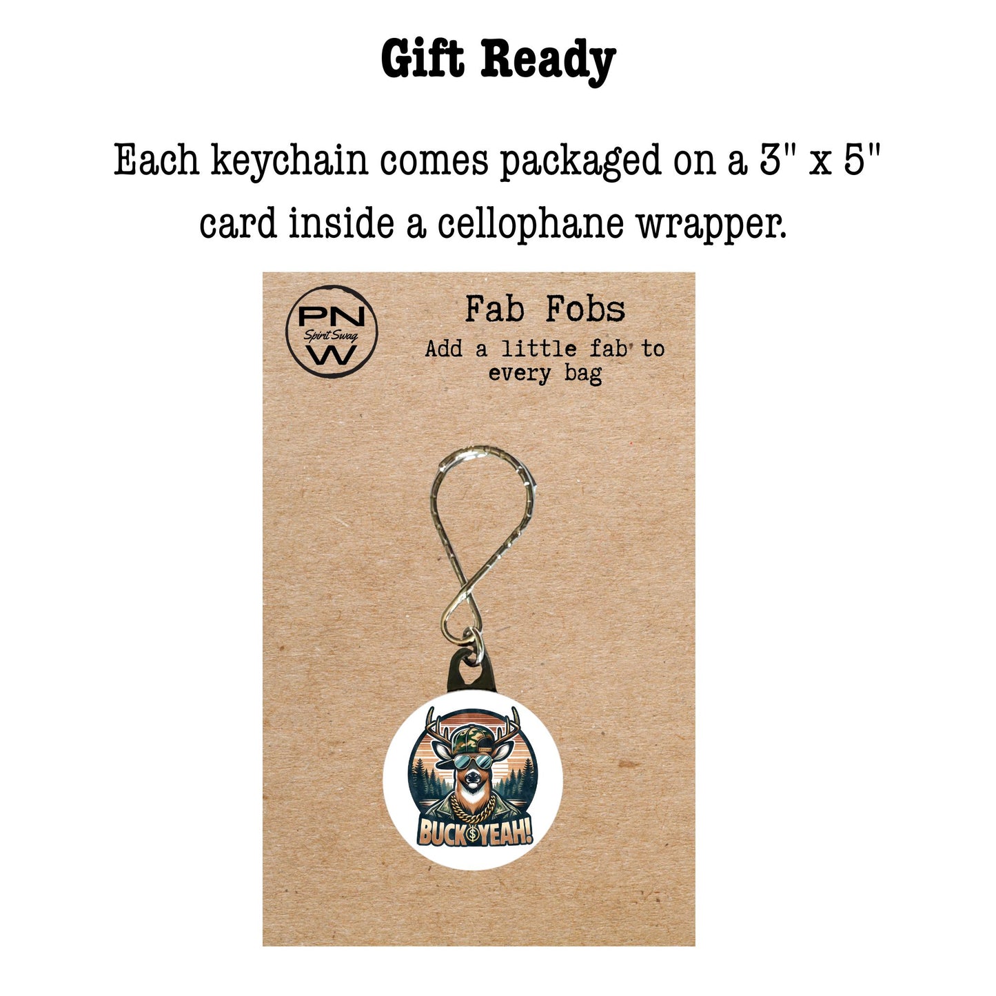 Keychain - Buck Yeah