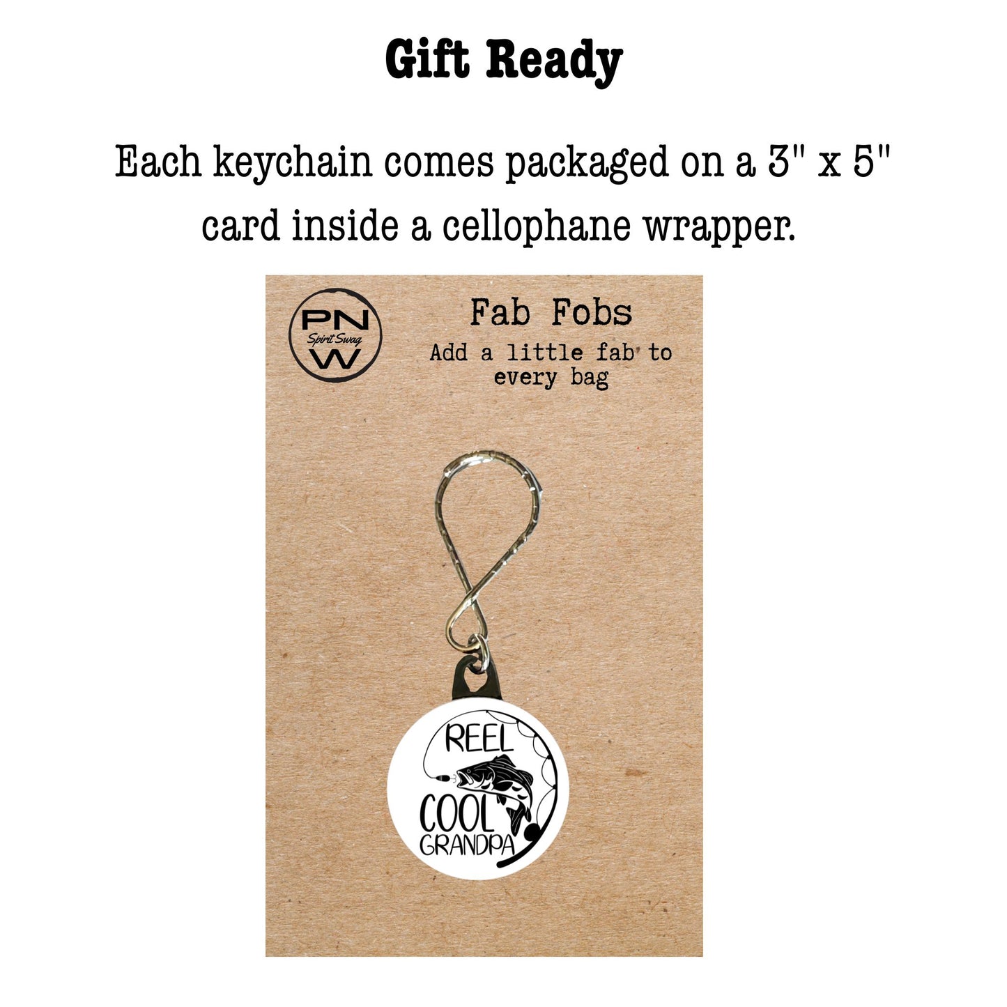 Keychain - Reel Cool Grandpa
