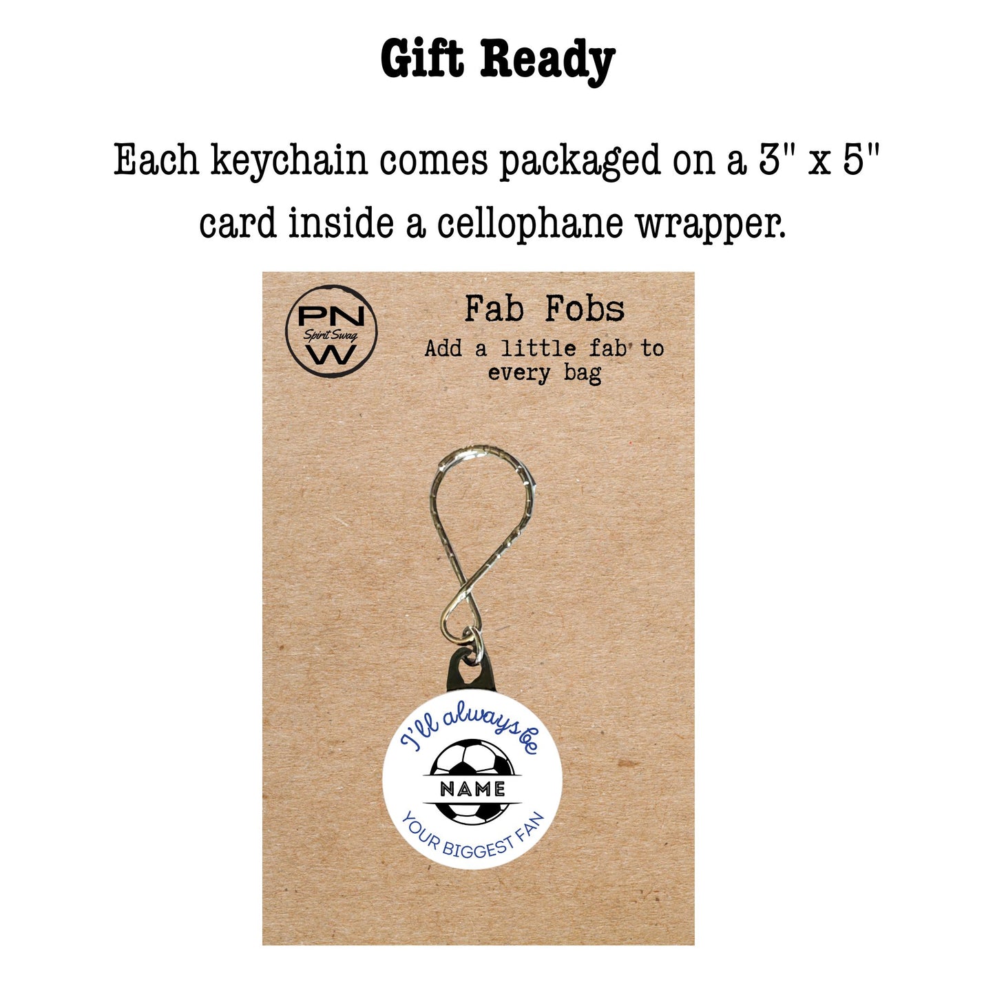 Custom Keychain - 4 Styles to Choose From