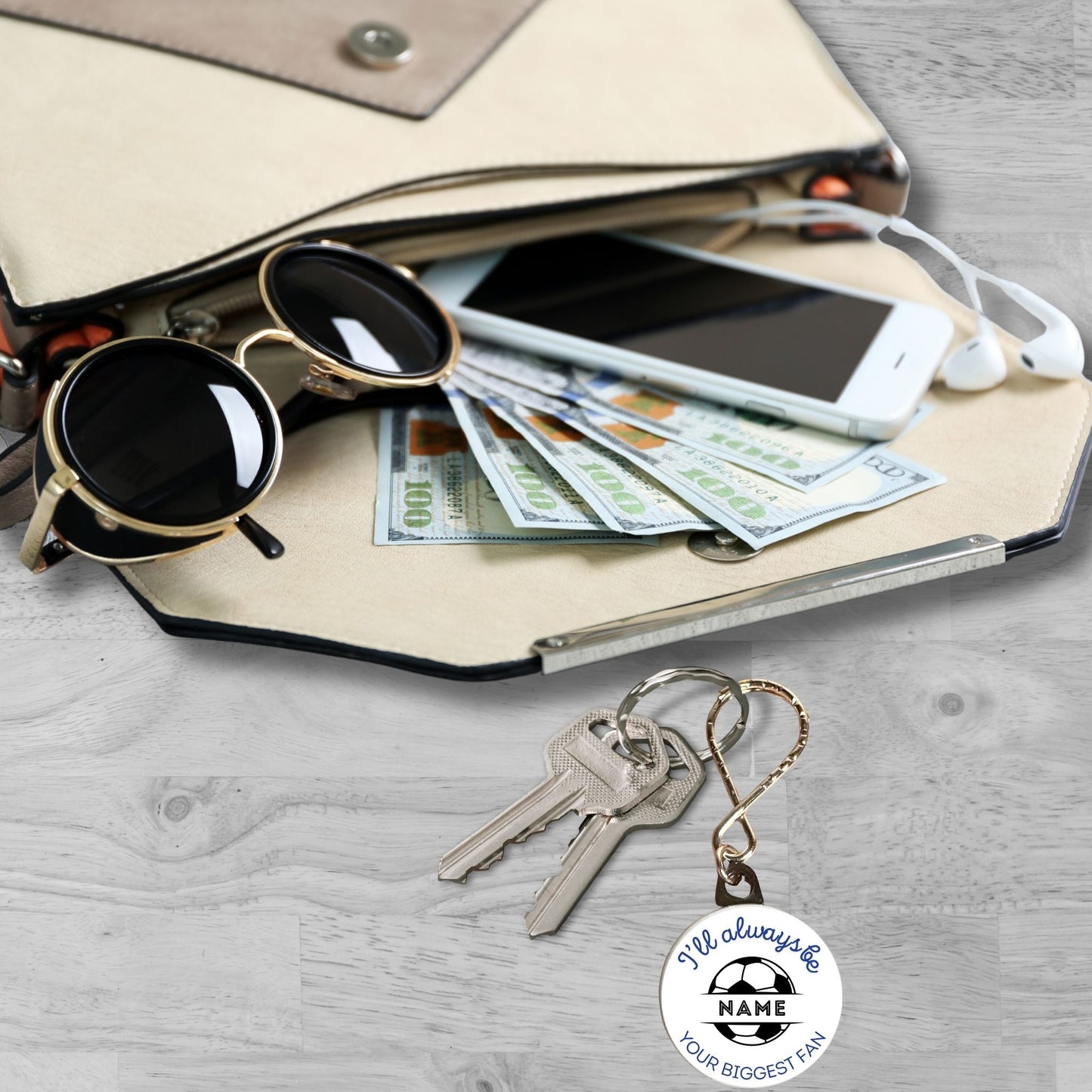 Custom Keychain - 4 Styles to Choose From