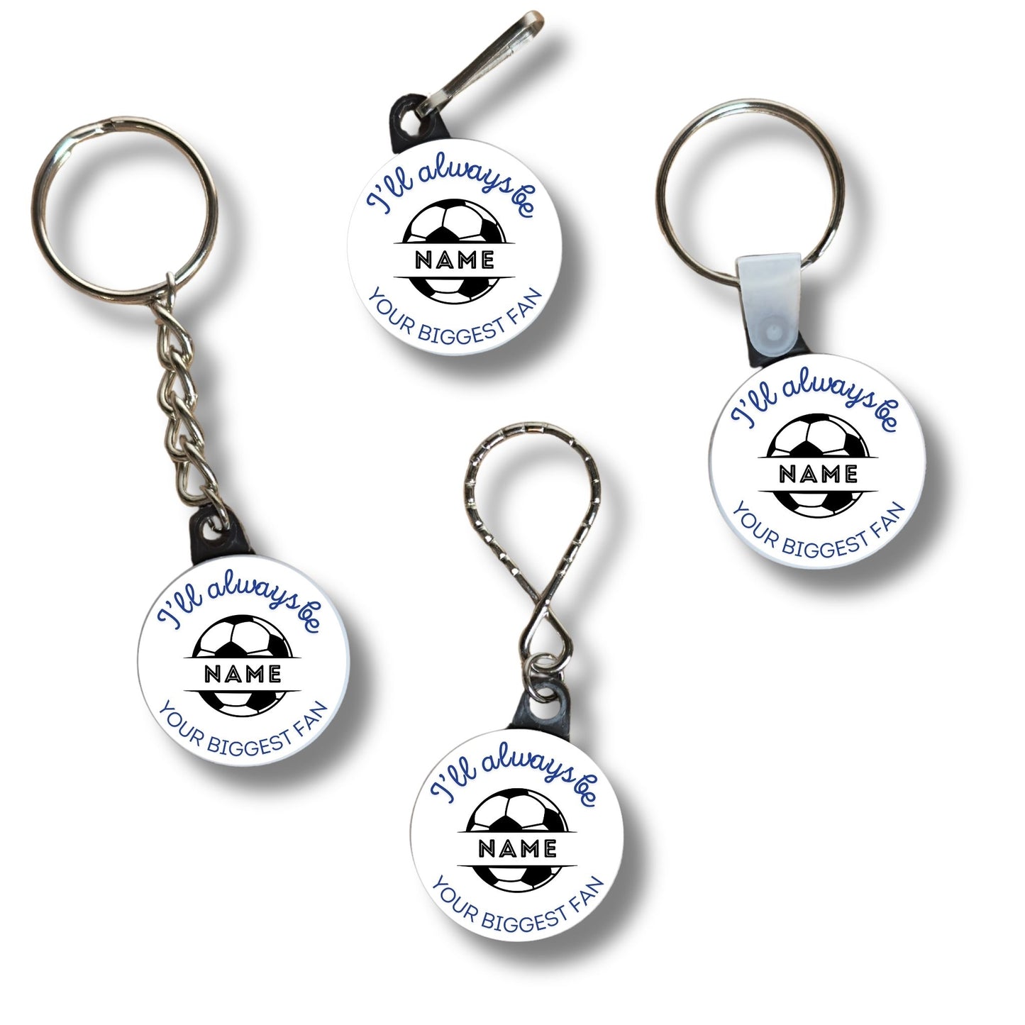 Custom Keychain - 4 Styles to Choose From