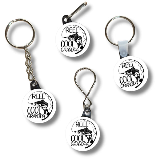 Keychain - Reel Cool Grandpa