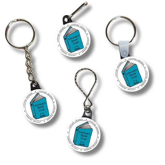 Keychain - Introvert Book Club