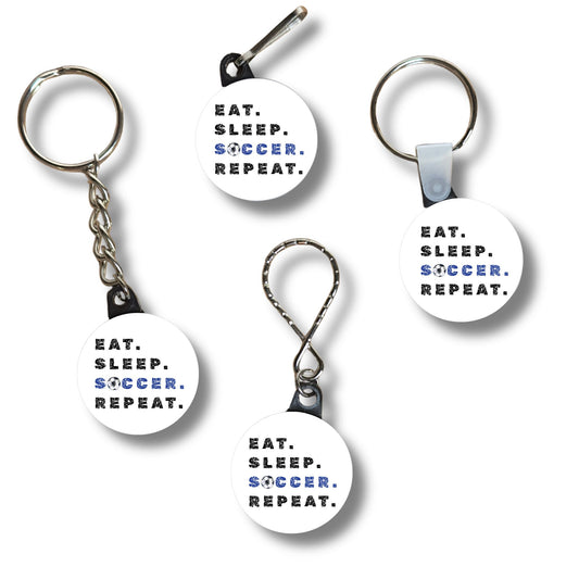 Keychain - Eat Sleep Soccer Repeat