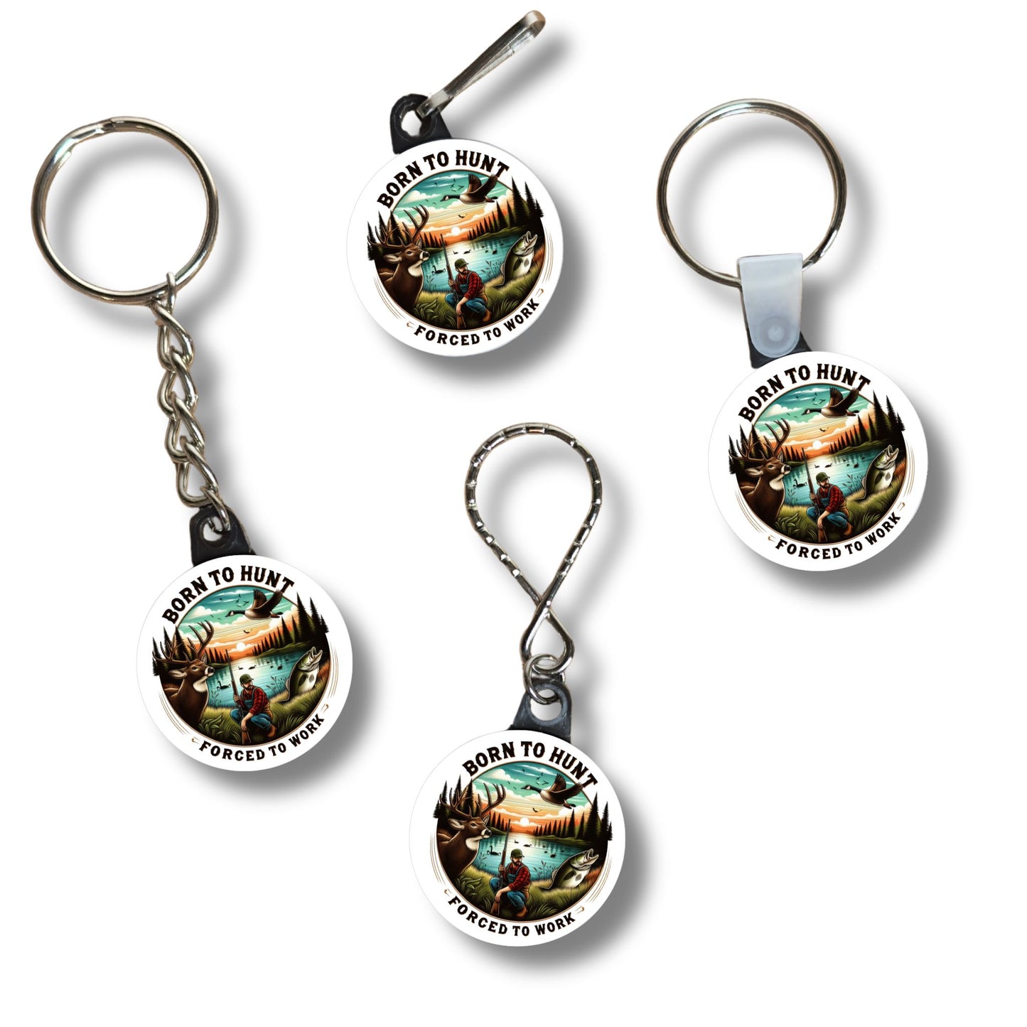Keychain - Born to Hunt