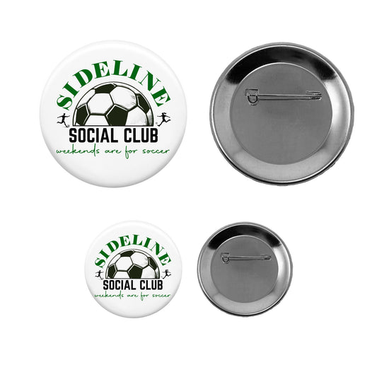 Pin-Back Button - Sideline Social Club (Co-Ed)