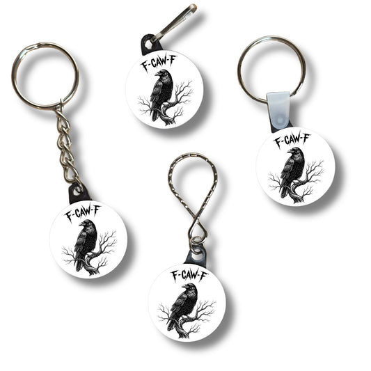 Keychain - Grumpy Crow