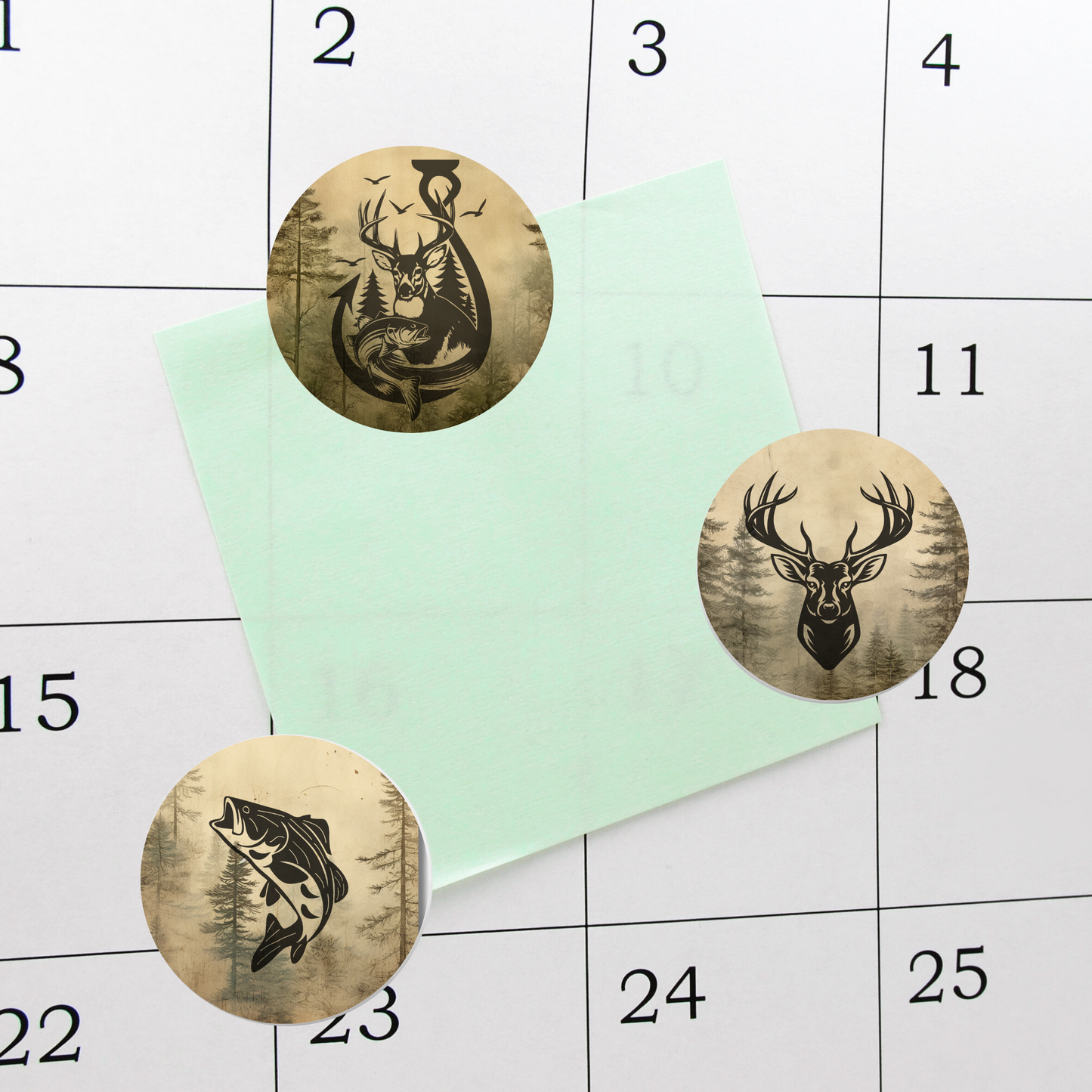 Mini-Magnet Set - Woodland Bounty