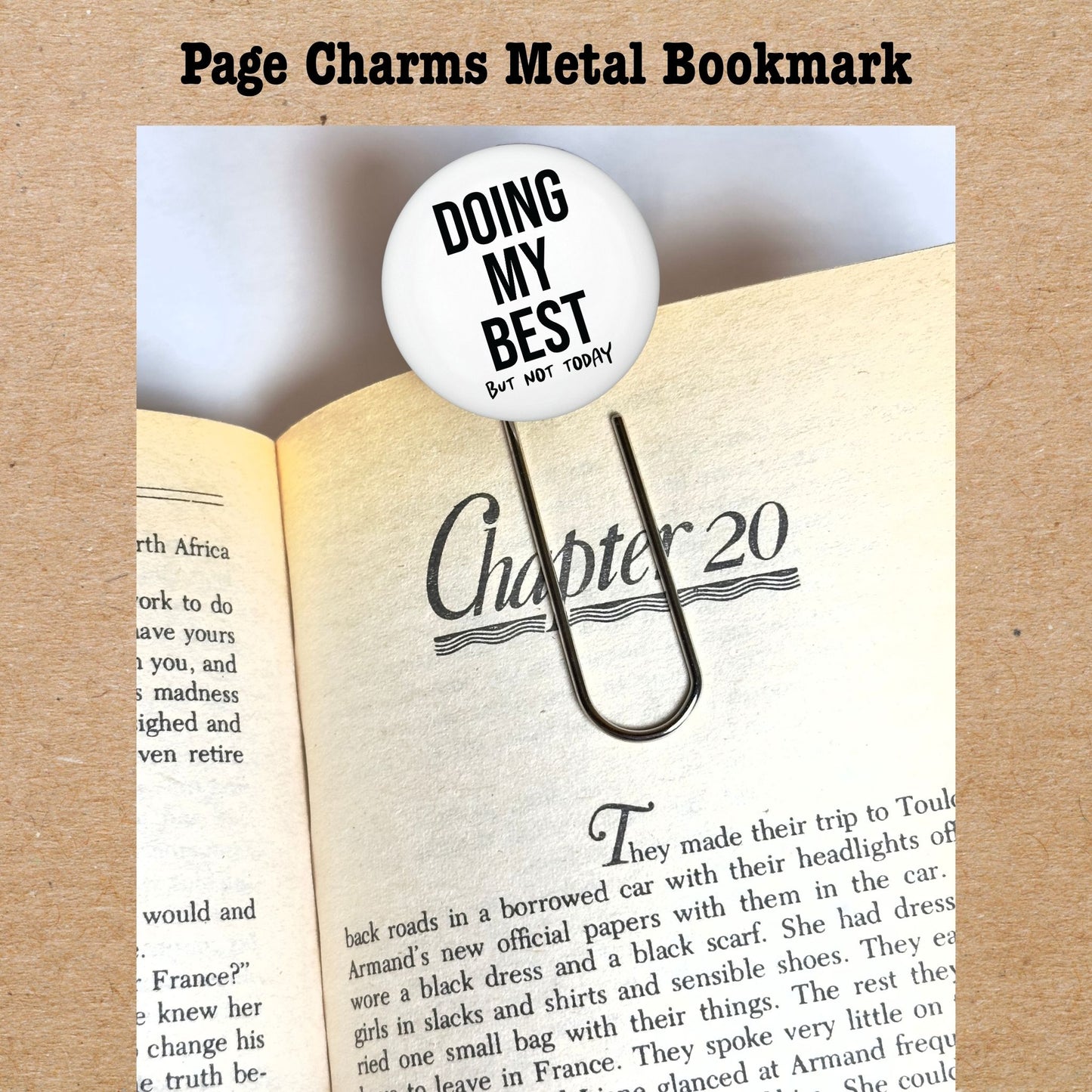 Jumbo Metal Bookmark Set - Office Snark