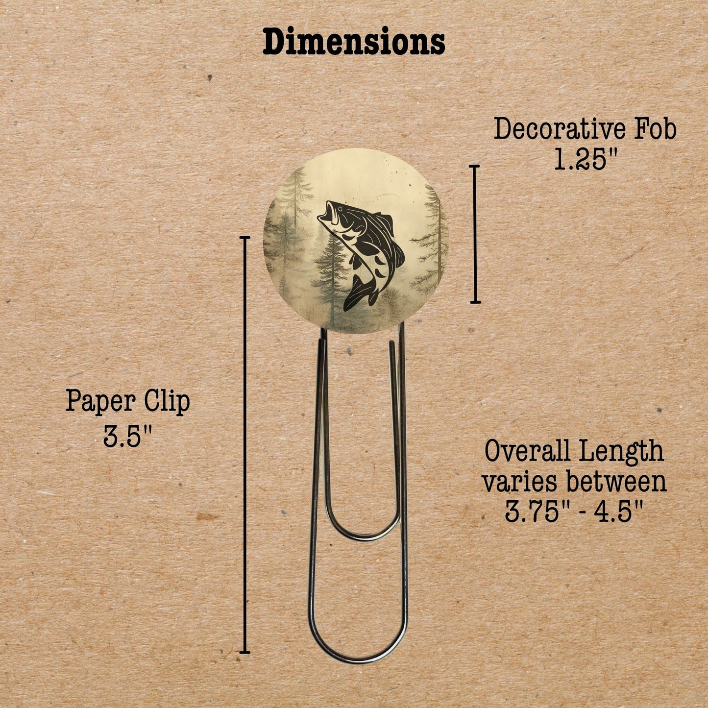 Jumbo Metal Bookmark Set - Woodland Bounty