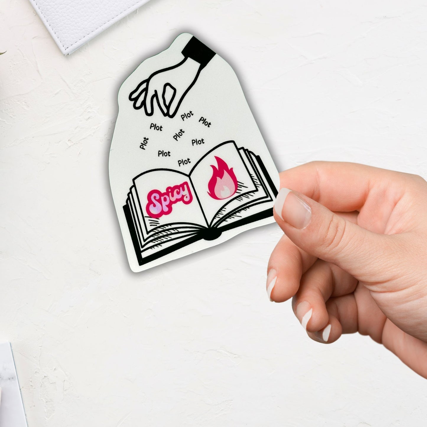 Vinyl Sticker 3" - Spicy with a Dash of Plot