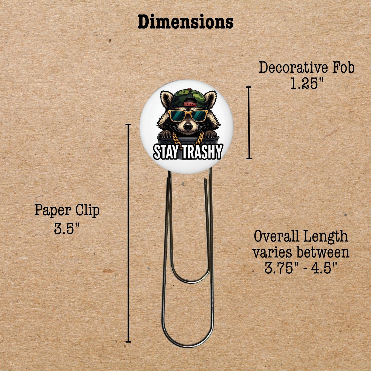 Jumbo Metal Bookmark Set - Gangsta' Animals