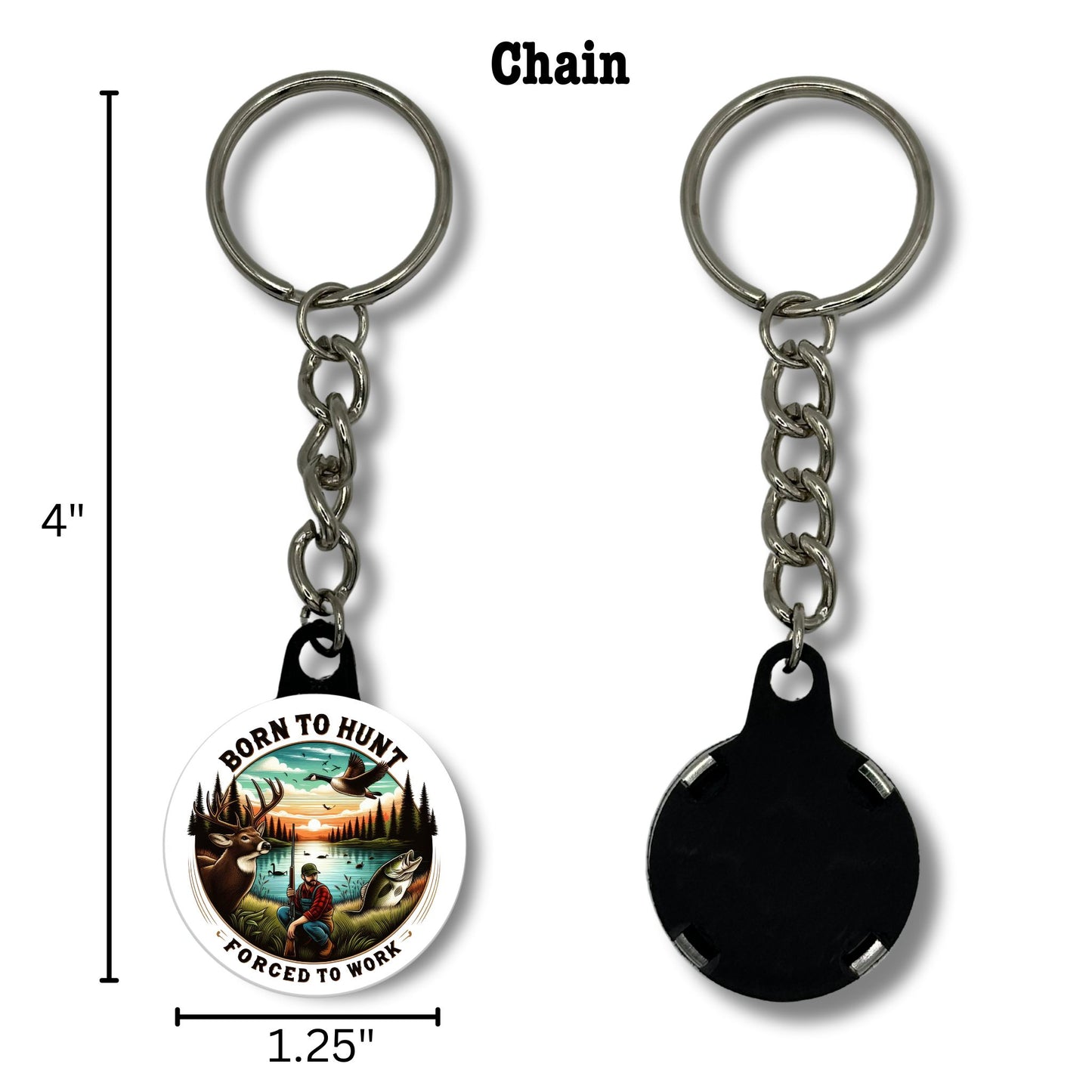 Keychain - Born to Hunt
