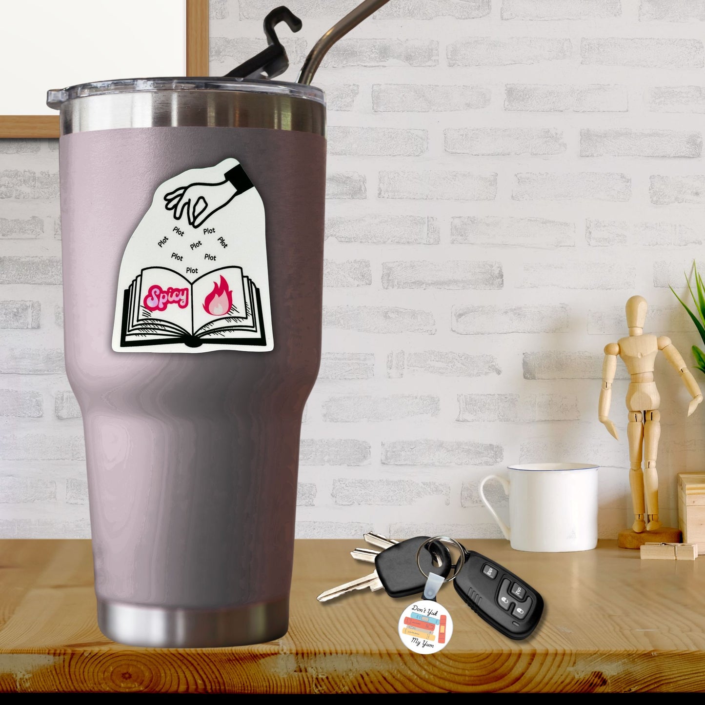 Vinyl Sticker 3" - Spicy with a Dash of Plot