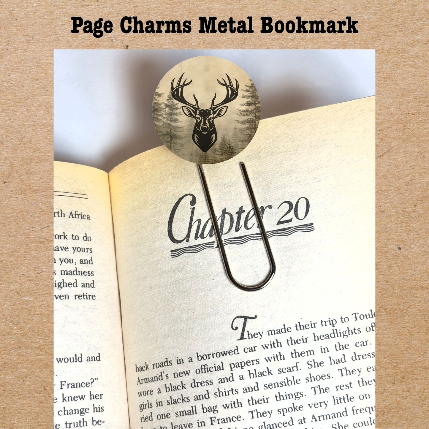 Jumbo Metal Bookmark Set - Woodland Bounty