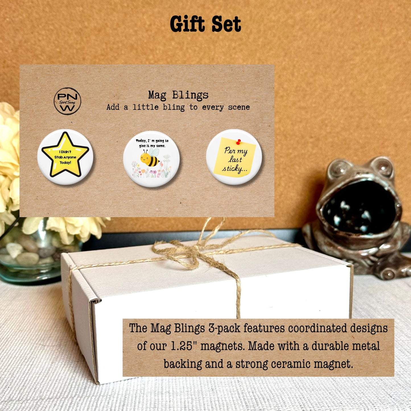 PNW Swag Gift Box – 4-Piece Coordinated Set - A Lil' Bit of Snark