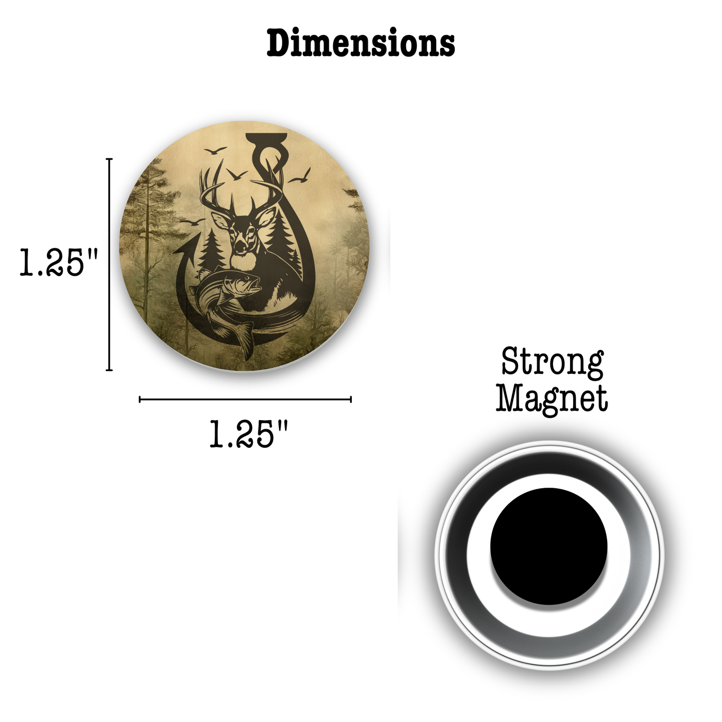 Mini-Magnet Set - Woodland Bounty