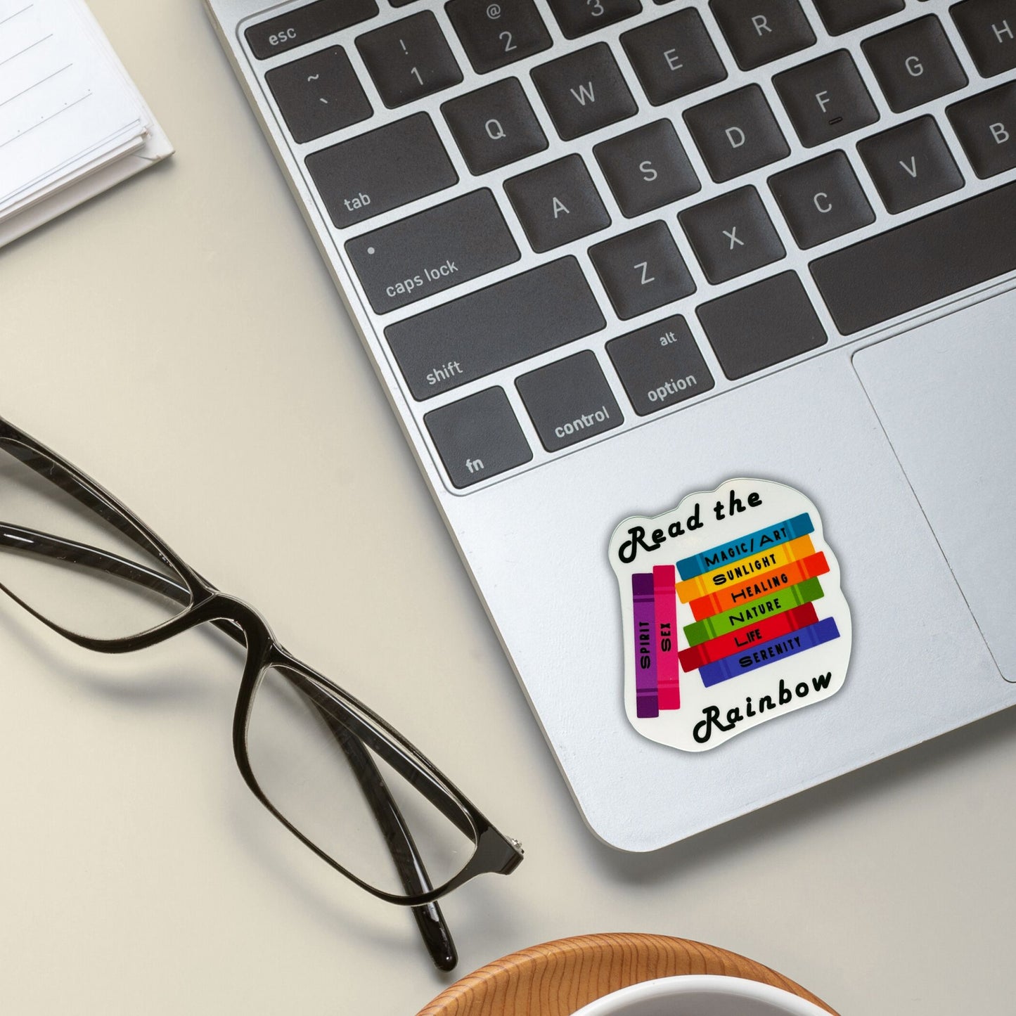 Vinyl Sticker 3" - Read the Rainbow