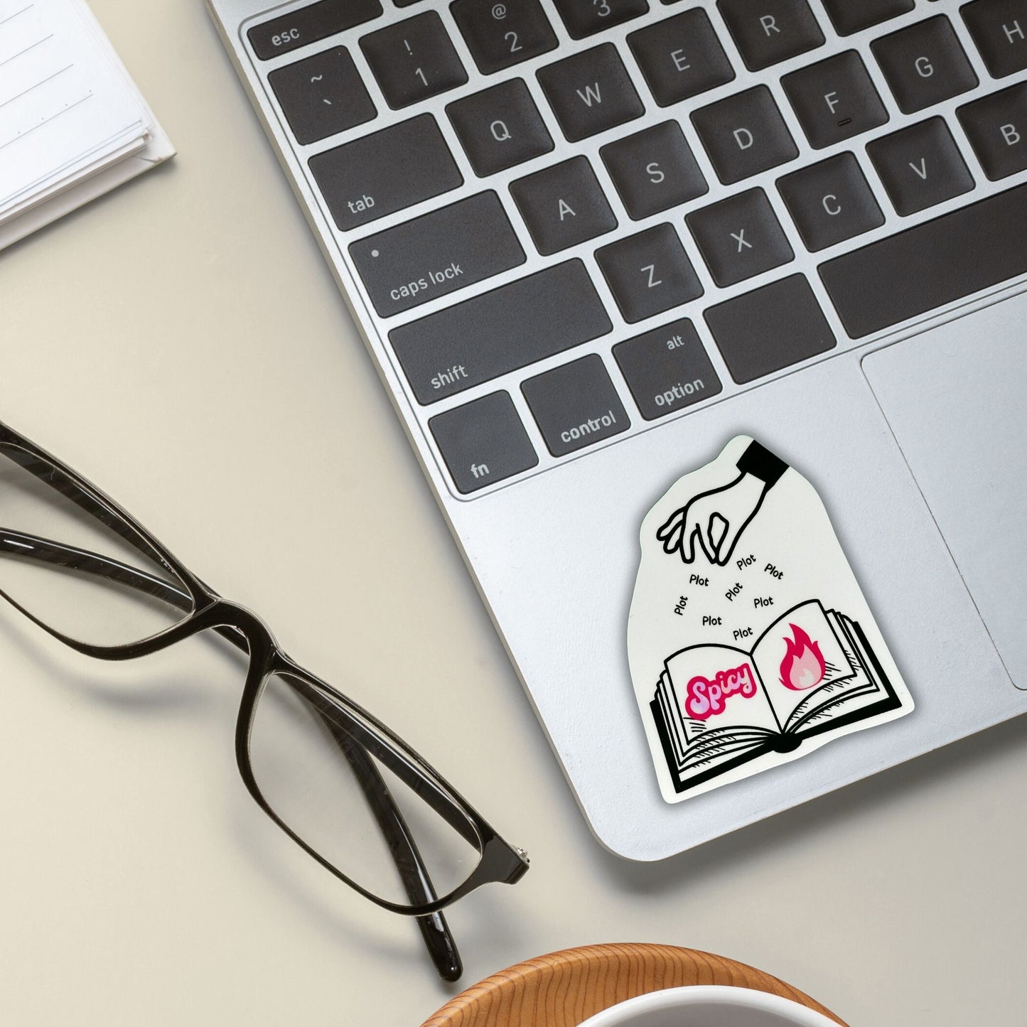 Vinyl Sticker 3" - Spicy with a Dash of Plot