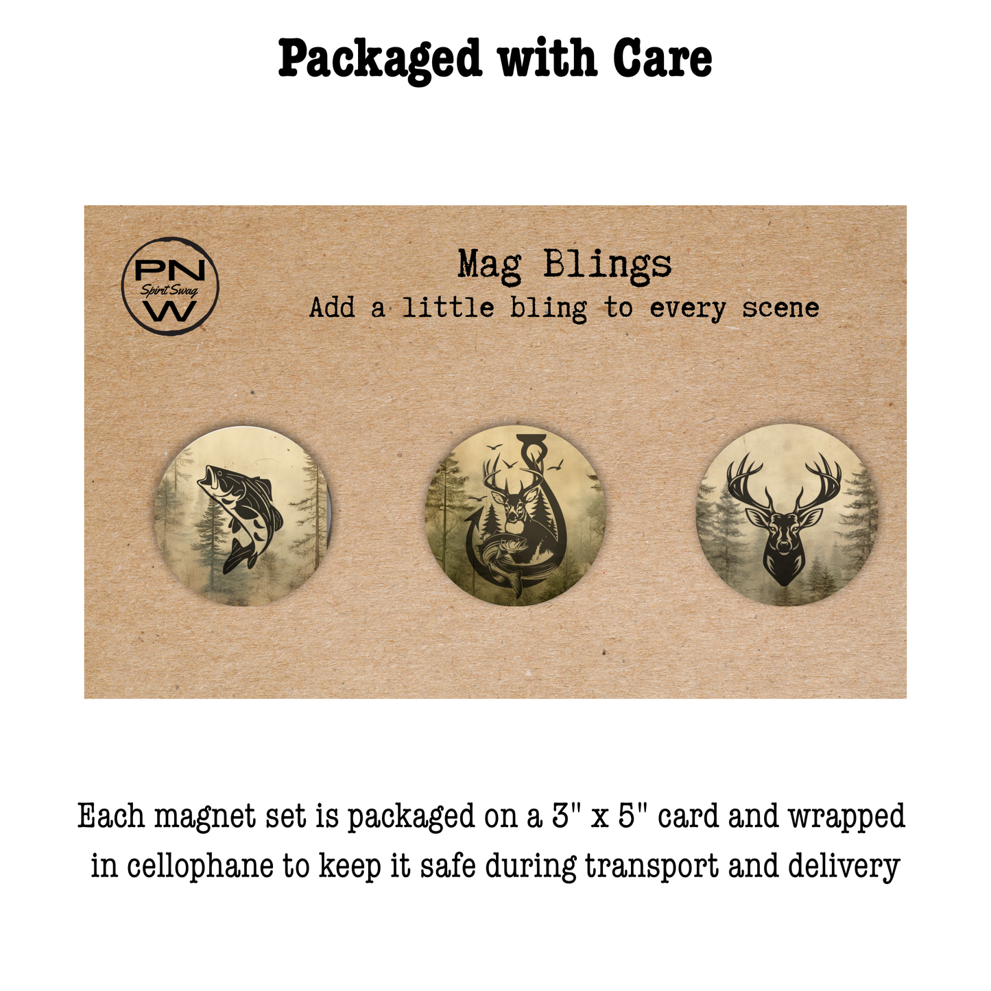 Mini-Magnet Set - Woodland Bounty