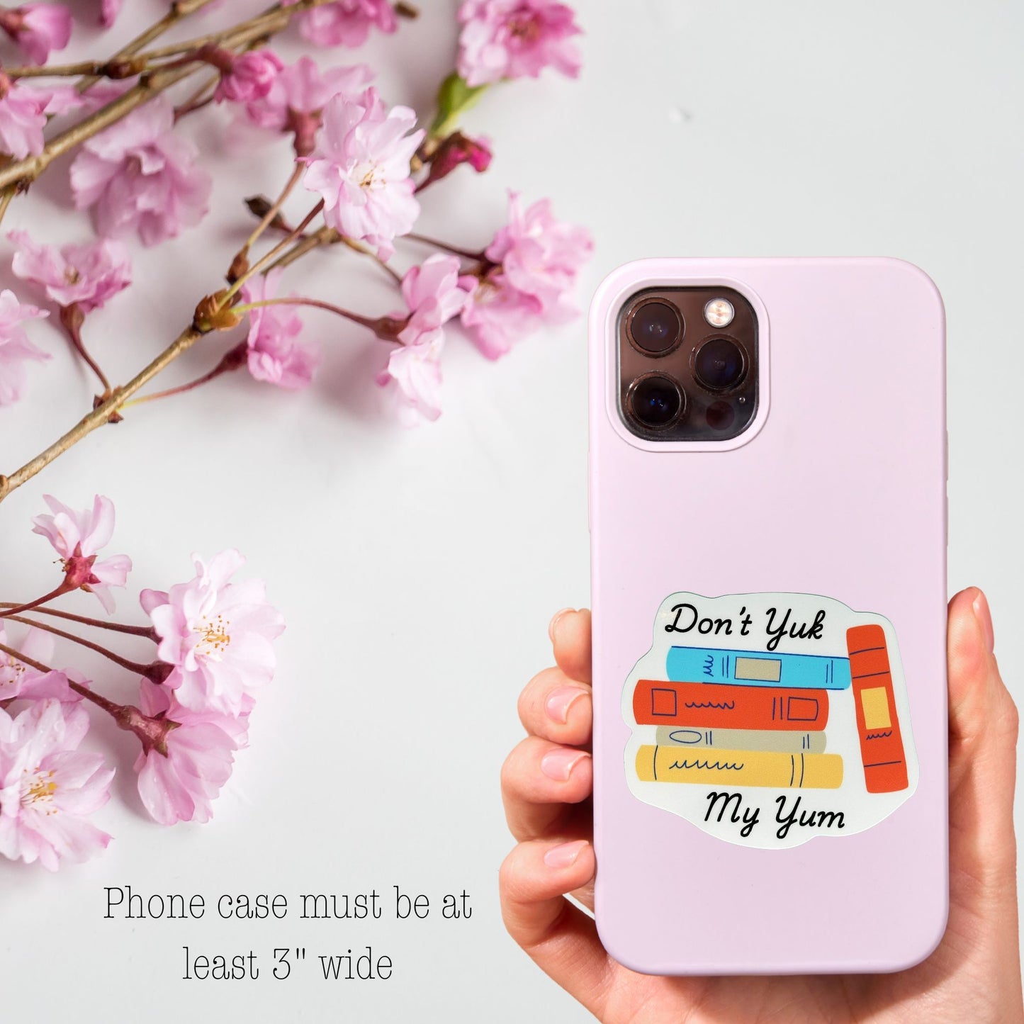 Vinyl Sticker 3" - Don't Yuk My Yum