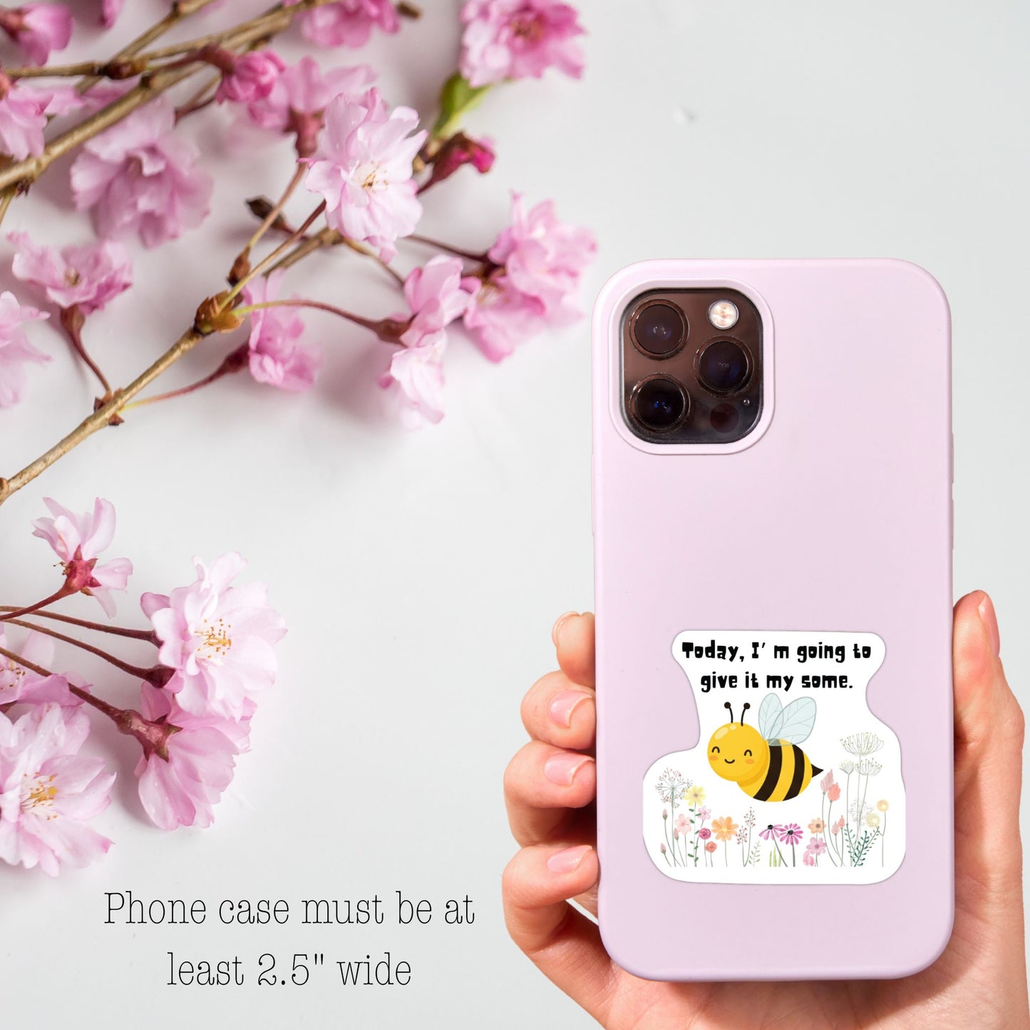 Vinyl Sticker 2.5" - (Not so) Busy Bee